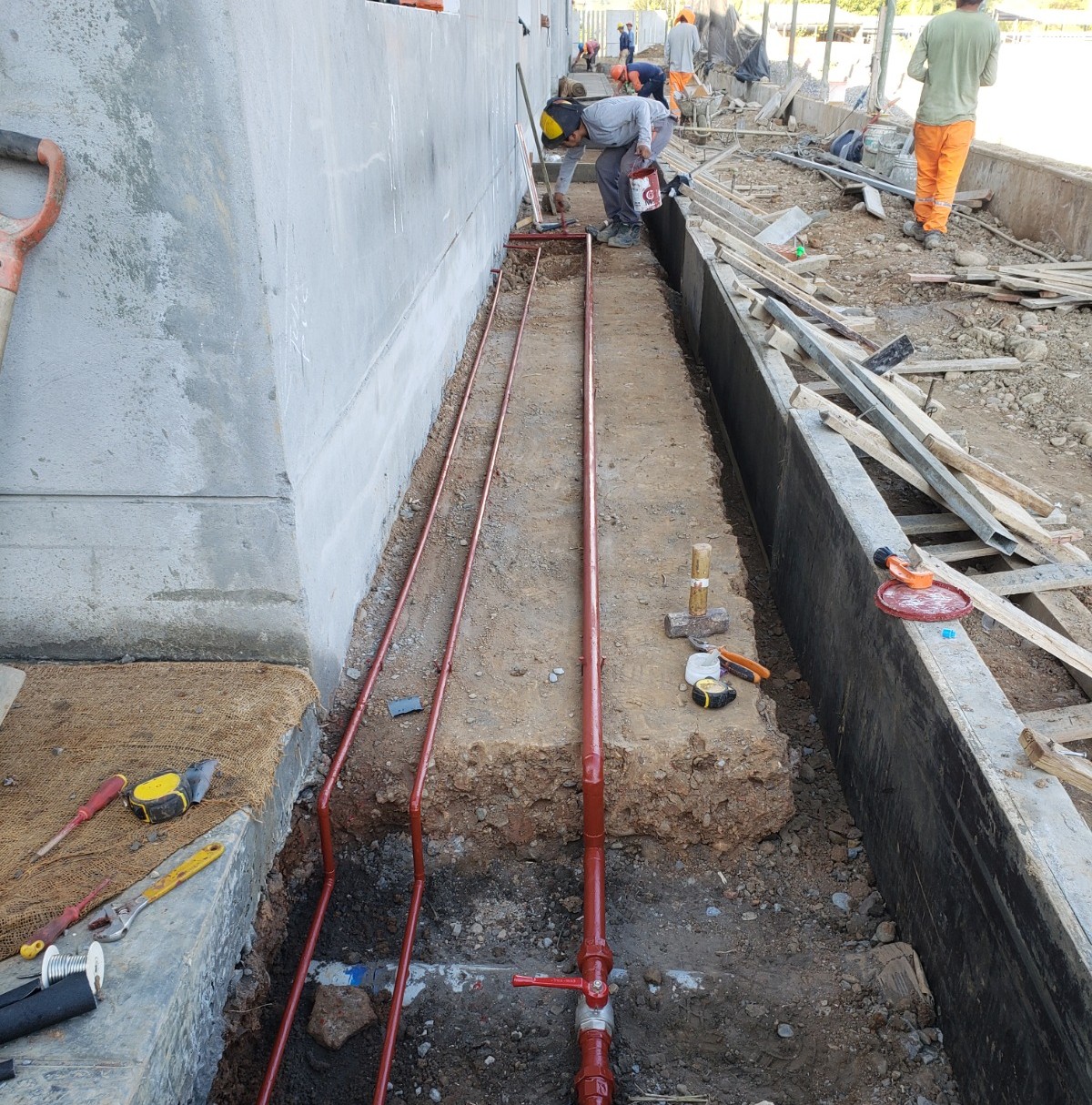 Supervisión técnica con planos en campo